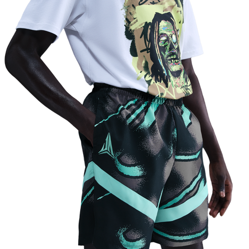 MENS - Nike Ja Dri-FIT Icon 6" Shorts - Bleached Turq/Cave Stone