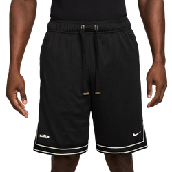 Men's - Nike LeBron 8 Inch Shorts - Black/Sail