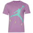Jordan Jumpman Air HBR T-Shirt - Men's Violet Shock/Tropical Twist