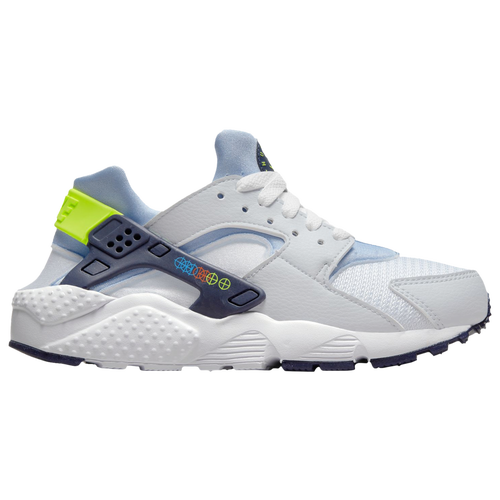 Nike Kids' Boys  Huarache Run In White/blue/white