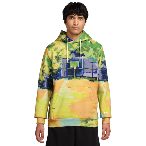  - Nike TF SI Brushed Pullover Hoodie - Green/Tan