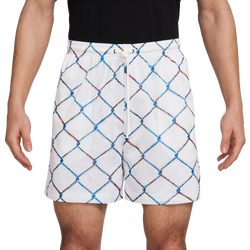 Men's - Nike Dri-Fit Practice Mesh 5 Inch Shorts - White/Black