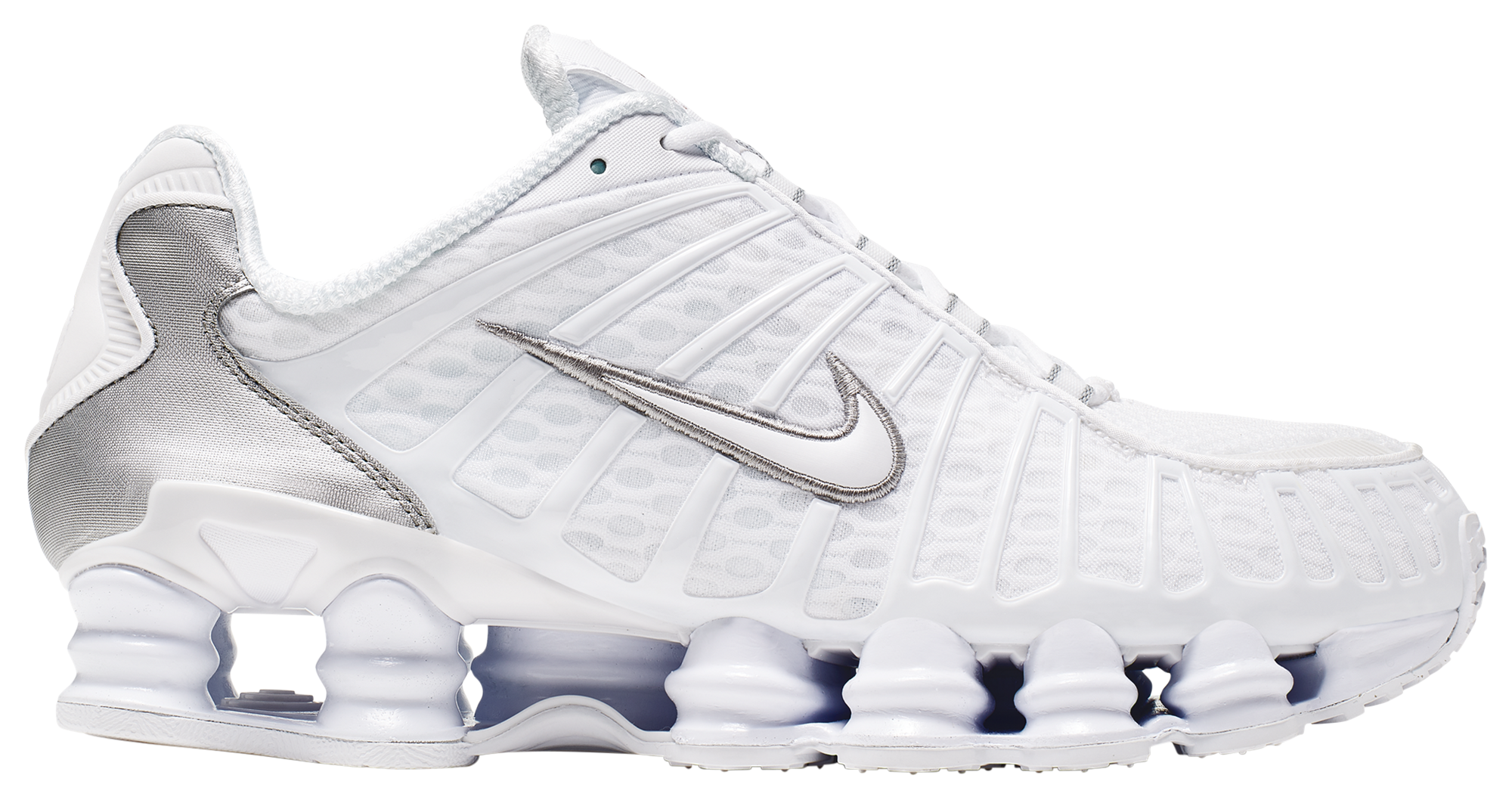 white nike shox