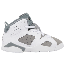 Boys' Preschool - Jordan Retro 6 - White/Grey