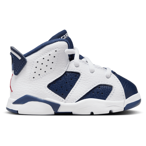 

Jordan Boys Jordan Retro 6 - Boys' Toddler Shoes Navy/White/Red Size 06.0