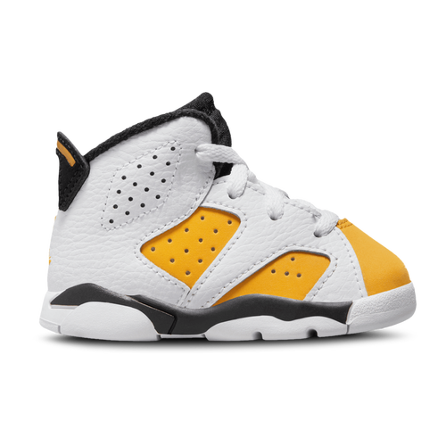 BOYS - Jordan Retro 6 - White/Yellow Ochre Black