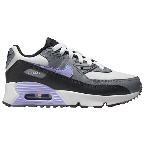 

Nike Boys Nike Air Max 90 Leather - Boys' Preschool Running Shoes Photon Dust/Light Thistle/Grey Size 11.0
