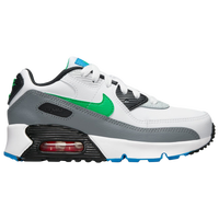 Kids Foot Locker - Staples of history. The triple white #Nike Air Max 90 is  a collection staple.