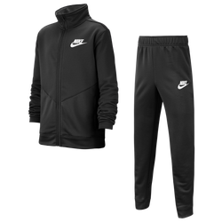 Boys' Grade School - Nike Core Track Set - Black/White