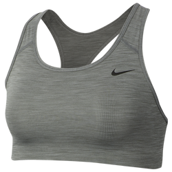 Women's - Nike Pro Swoosh Medium Padded Bra - Smoke Grey/Pure Grey