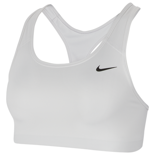 

Nike Womens Nike Pro Swoosh Medium Bra - Womens White/Black Size XS