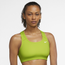 Nike Swoosh Nonpadded Bra - Women's Green/White