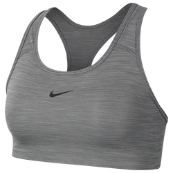 Women's - Nike Pro Swoosh Medium Pad Bra - Smoke Grey/Pure/Black