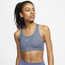 Nike Pro Swoosh Medium Pad Bra - Women's Ashen Slate/White