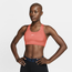 Nike Pro Swoosh Medium Pad Bra - Women's Bright Mango/White