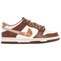 Boys' Grade School - Nike Dunk Low CN - Sail/Cacao Wow/Multi