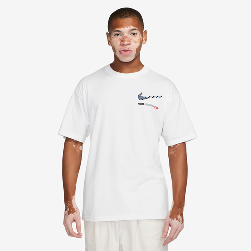 

Nike Mens Nike NSW M90 OC LBR PK1 T-Shirt - Mens White/White Size M