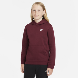 Boys' Grade School - Nike Futura Club Hoodie - Dk Beetroot