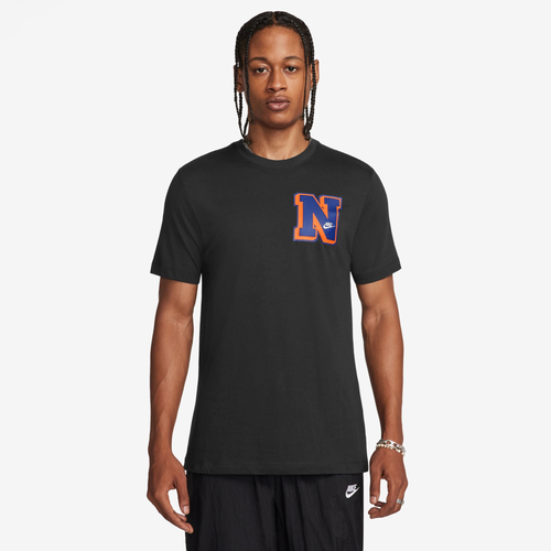 

Nike Mens Nike NSW Club SSNL LBR T-Shirt - Mens Black/Black Size XL