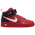 Nike Air Force 1 Mid - Boys' Grade School University Red/White/Black/Tour Yellow