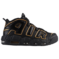 Men's - Nike Air More Uptempo '96 - Black/Metallic Gold