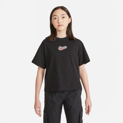 Girls' Grade School - Nike Boxy Valentine T-Shirt - Black/Pink