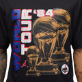 Jordan NC World Tour Short Sleeve Crewneck - Jordan Black