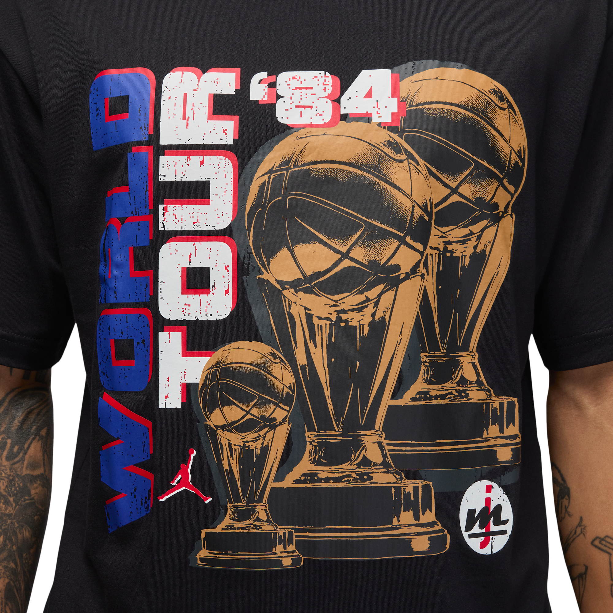 Jordan NC World Tour Short Sleeve Crewneck - Men's