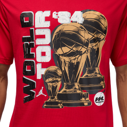 Men's - Jordan NC World Tour Short Sleeve Crewneck - Gym Red