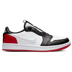 Women's - Jordan Retro 1 Low Slip - White/Black/Gym Red