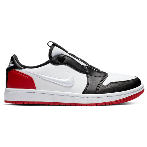 

Jordan Womens Jordan Retro 1 Low Slip - Womens Basketball Shoes White/Black/Gym Red Size 05.5