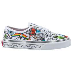 Boys' Preschool - Vans Authentic Crayola - White/Black