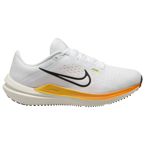 Nike Women's Winflo 10 Running Shoes In White/citron Pulse/vivid Orange/black