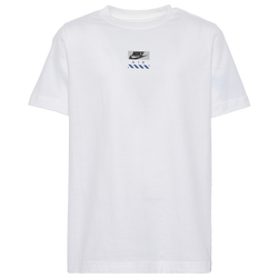 Boys' Grade School - Nike Air Twist T-Shirt - Light Smoke Grey/White