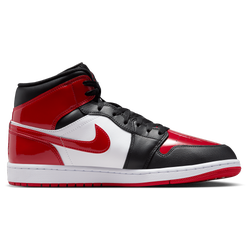 Men's - Jordan Air Jordan 1 Mid SE - Black/Varsity Red/White