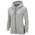 Nike Essential Full-Zip Fleece Hoodie - Women's Dark Grey Heather/White/White