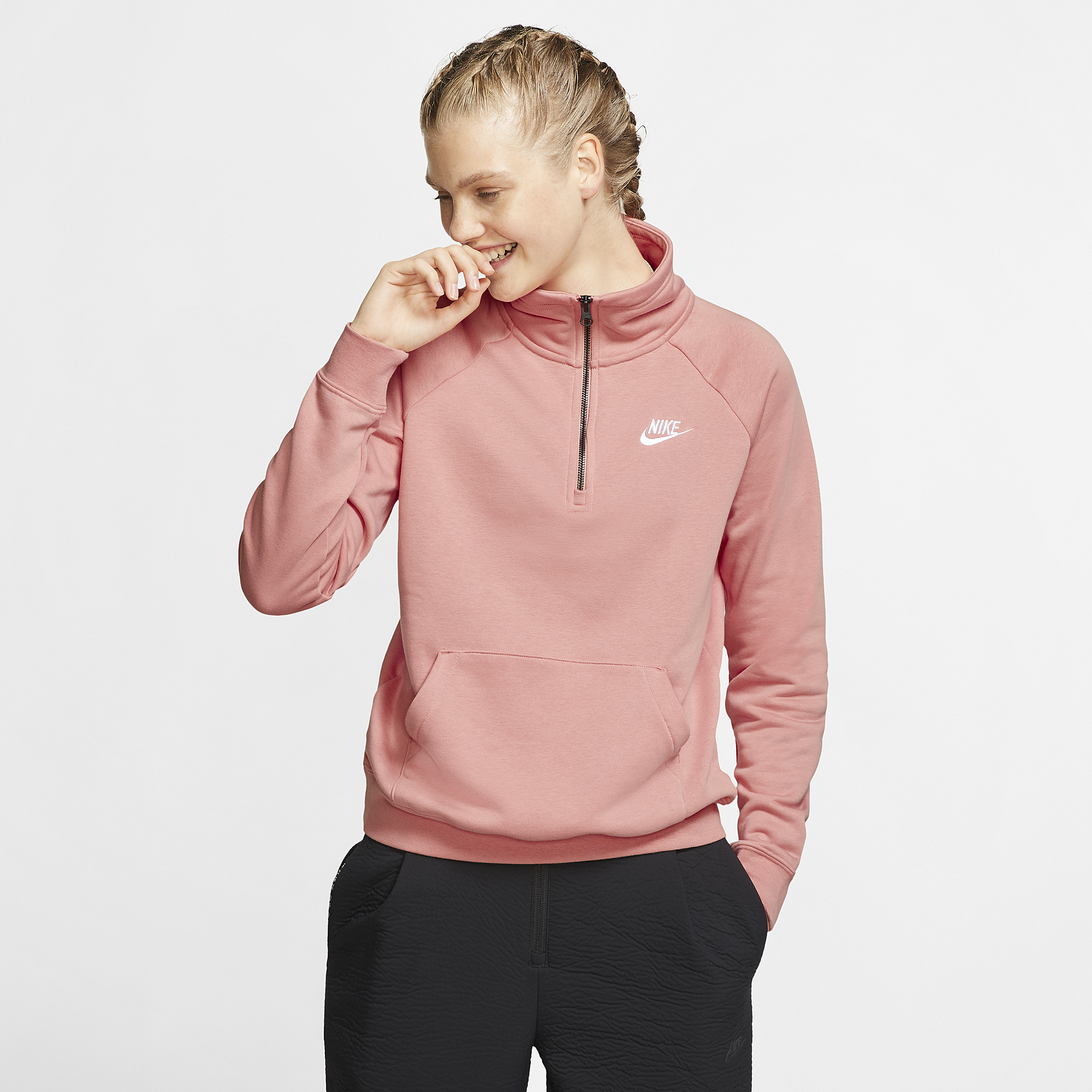 nike quarter zip womens fleece