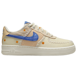 Boys' Grade School - Nike Air Force 1 LE - Sail/Dark Marina/Coconut Milk