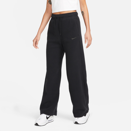 

Nike Womens Nike NSW Plush Pant - Womens Smoke/Black Size S