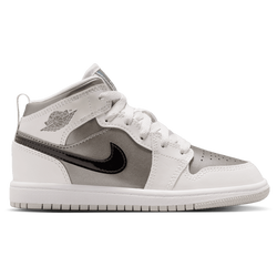 Boys' Preschool - Jordan AJ 1 Mid SE Uni - Photon Dust/Blue Chill