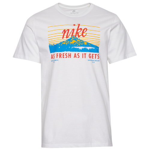 

Nike Mens Nike Fresh As It Gets Graphic T-Shirt - Mens White/Red Size S