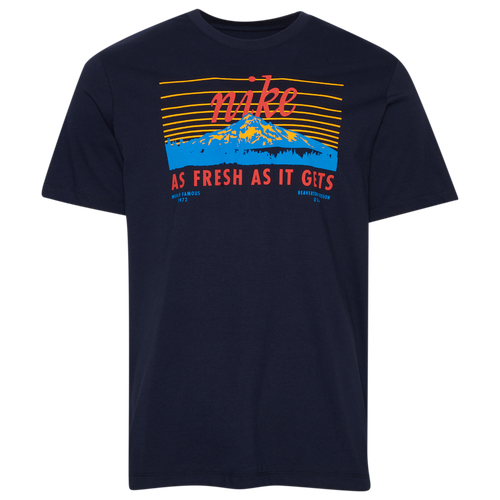 

Nike Mens Nike Fresh As It Gets Graphic T-Shirt - Mens Multi/Red/Navy Size S