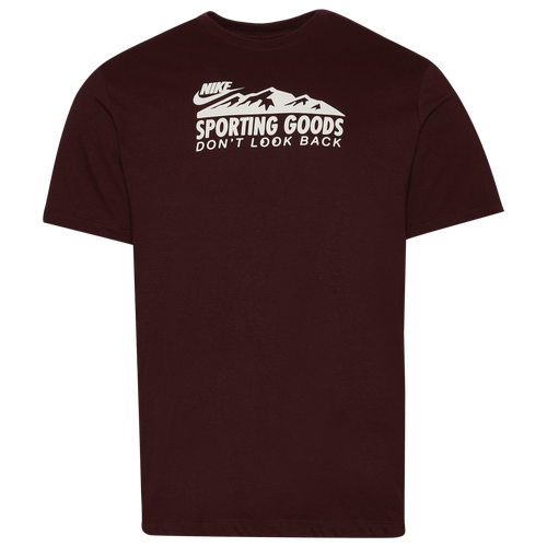 

Nike Mens Nike Sporting Goods Graphic T-Shirt - Mens Burgundy/White Size M