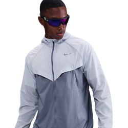 Men's - Nike UV RPL STRIDE JACKET - Ghost/World Indigo/Reflective Silver
