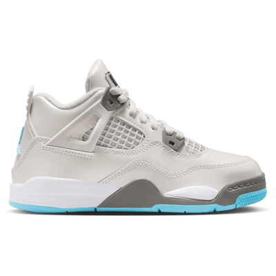 Jordan Pre School Retro 4 - PHOTON DUST/BLUE CHILL/FLAT PEWTER