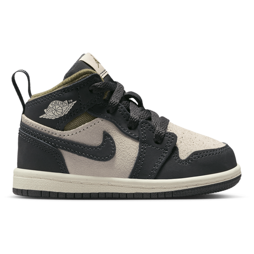 BOYS - Jordan 1 Mid SE - Light Orewood/Off Noir Medium Olive