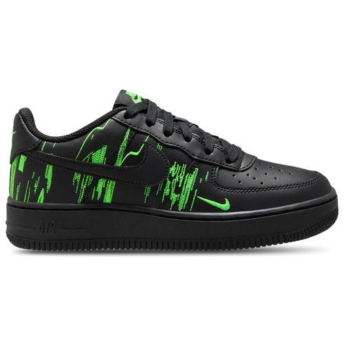 BOYS - Nike Air Force 1 - Green Strike/Black Vivid Purple