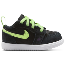 Boys' Toddler - Jordan 1 Low Alt SS - Black/Volt/Dark Raisin
