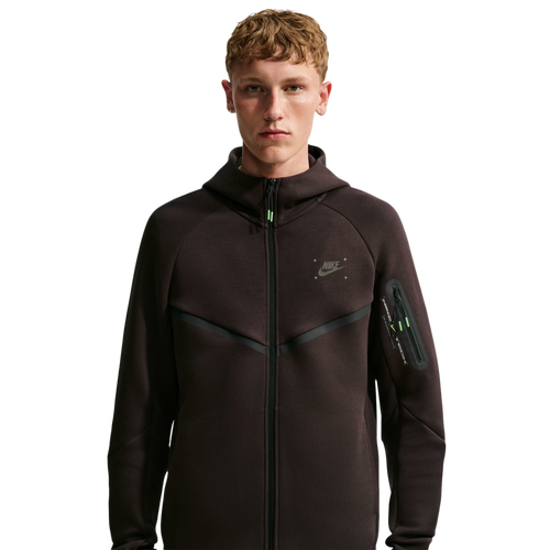  - Nike Tech Fleece Full Zip Windrunner Hoodie - Brown/Black