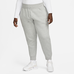 Women's - Nike NSW Style Fleece High Rise Pants STD Plus - Grey